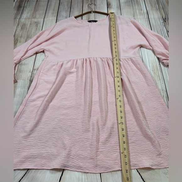 - Dokotoo Adorable Pink Women's Dress. Long Sleeves- Cinched at the Wrist.… - Picture 7 of 9